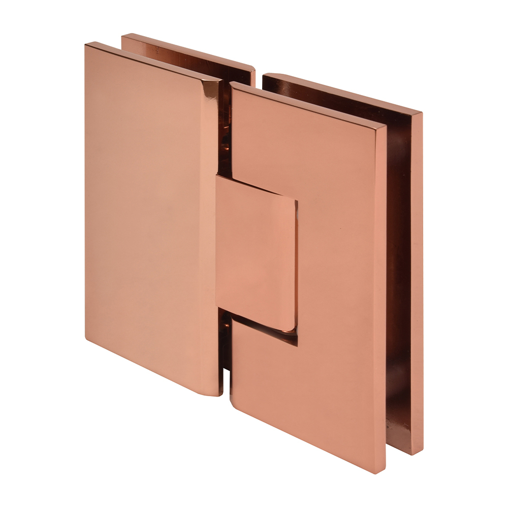 CRL Vienna 180 Series Rose Gold Glass-to-Glass Hinge