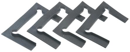 CRL Black Vienna Hinge Replacement Gasket Pack with Fin