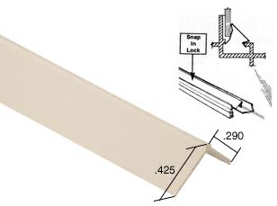 CRL White Snap-In Vinyl Glazing Bead 72 in long - 20 Pack