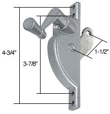 CRL Left Hand Jalousie Operator; 1-1/2" Arm