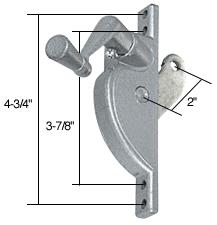 CRL Left Hand Jalousie Operator; 2" Link Arm