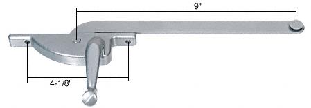 CRL Left Hand Casement Window Operator with 9" Arm for Hope Windows