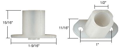 CRL Awning Window Torque Bar; 1-9/16" Base