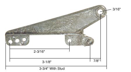 CRL 3-3/4" Awning Window Vent Hinge