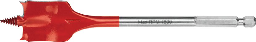 Hilti WDB S Spade Bit - 1/4" x 6" - 2025584 - Pack of 3