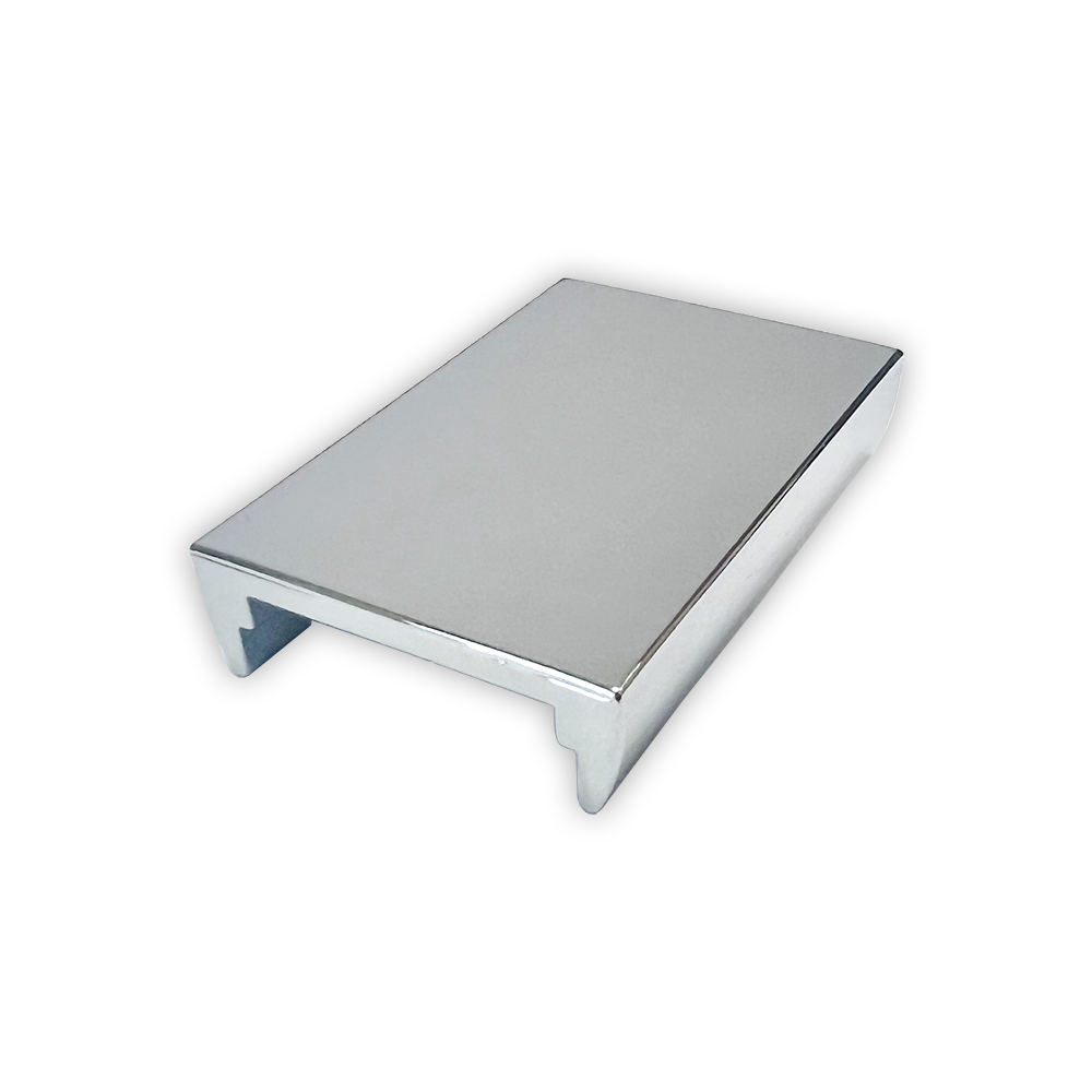 Gordon Glass&#174; Wall Jamb Cap for Pivot and Hinge Shower Doors - Chrome
