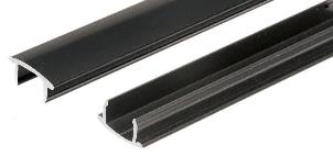 CRL Black 48" Windscreen Snap-In Fillers