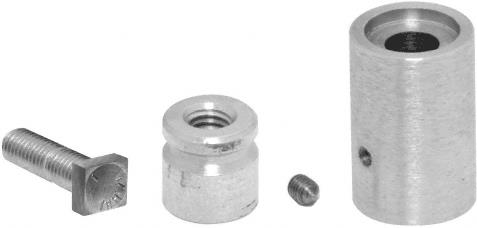 CRL Brushed Stainless Anodized Wall Protector Mounting Kit