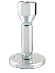 Wire Suspension Turnbuckle Adjustable, Shelf Clip, Barrel & Wall Mount Bracket Assembly, Holds 1/8" Panel