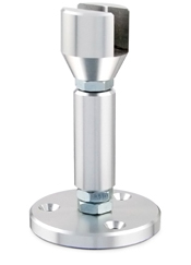 Wire Suspension Turnbuckle Adjustable, Shelf Clip, Barrel & Wall Mount Bracket Assembly, Holds 3/8" Panel