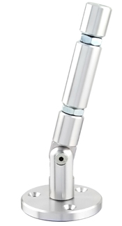 Wire Suspension Threaded Wire Connector, Turnbuckle, Pulley Hinge & Wall Mount Bracket Assembly