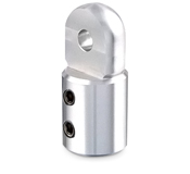 Wire Suspension Pulley Wire Connector, Male, 3/64" Stainless Steel Wire Insertion Attachment