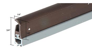 CRL Extruded Aluminum with Triple Finger Vinyl Weatherseal Dark Bronze Finish for 72" x 80" Opening