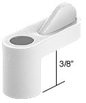 Window Screen Clips, White, Plastic, 3/8" - Package