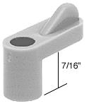 Window Screen Clips, Gray, Plastic, 7/16" - Package