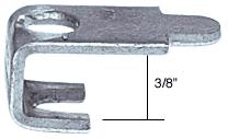 CRL 3/8" Aluminum Casement Screen Clips - Bulk Package