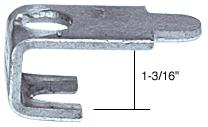CRL 1-3/16" Aluminum Casement Screen Clips - Bulk Package