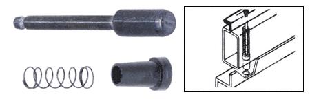 CRL Die Cast Plunger Latches for 1" X 7/16" Screen Frame - Bulk Package