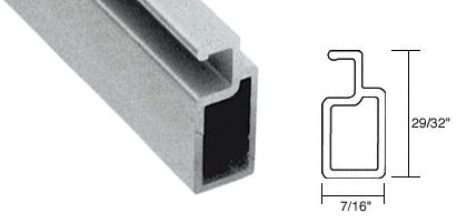 CRL Aluminum 1" x 7/16" Extruded Screen Frame - 12 ft long