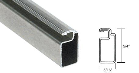 CRL Mill Finish 3/4" x 5/16" Roll Formed Aluminum Screen Frame - 12 ft long