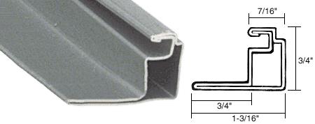 CRL Gray 3/4" Roll Formed Aluminum Standoff Screen Frame - 12 ft long