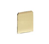 CRL Satin Brass WU2 Series "U" Channel End Cap