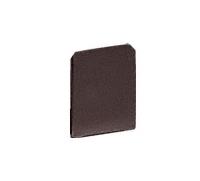 CRL Bronze Anodized End Cap for WU3 Series Wet/Dry U-Channel
