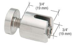 CRL Drill-Thru Connector for Cable System for 3/8" to 1/2" (10 to 12 mm) Glass