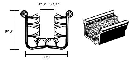 CRL Flexible Universal Channel for 1948-1962 Vehicles - 96 in long