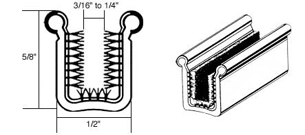 CRL Beaded Rigid Division Bar for 1957-1967 Ford - 96 in long