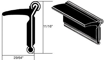 CRL Flexible Stainless Steel Beaded Belt Molding for 1961-1967 GM and 1967-1974 Kaiser Jeep - 96 in long