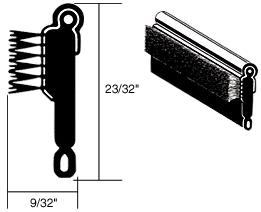 CRL Flexible Stainless Steel Beaded Belt Molding for 1953-1963 Chrysler - 96 in long