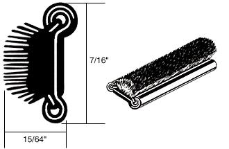 CRL Flexible Stainless Steel Beaded Weatherstrip for 1953-1960 GM Cars - 72 in long