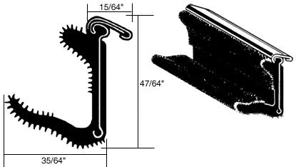 CRL Rigid Stainless Steel Beaded Belt Molding for 1966-1967 GM - 96 in long