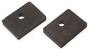 CRL 1/2" Glass Square Z-Clamp Replacement Gasket -  2/pk