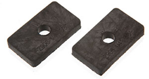 CRL 5/8" Glass Square Z-Clamp Replacement Gasket - Pack of 2