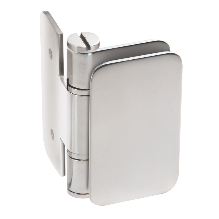 CRL Zurich 03 Series Polished Stainless Wall Mount Inswing Hinge