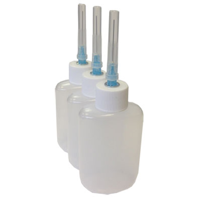 Applicator Bottle with Stainless Steel Needle -  3 Pack