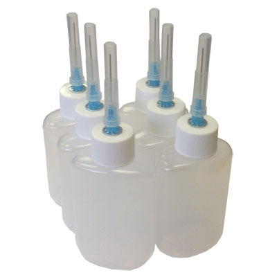 Applicator Bottle with Stainless Steel Needle -  6 Pack