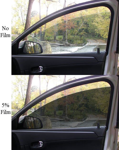 Professional 5% NR Automotive Window Tint - 20" x 25 ft Roll