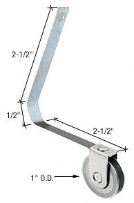 CRL 1" Steel Ball Bearing Sliding Screen Door Spring Tension Roller