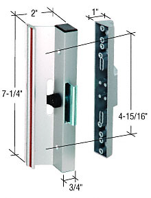 Aluminum Clamp-Style Surface Mount Handle 4-15/16" Screw Holes