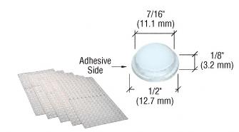 CRL Clear Protective Bumpads in Cartons of 1000