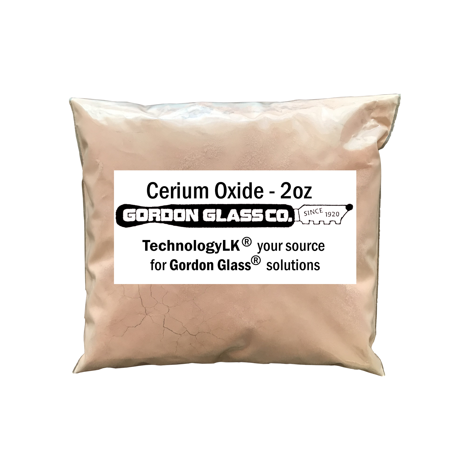 Gordon Glass&#174; Cerium Oxide High Grade Polishing Powder - 2 Oz