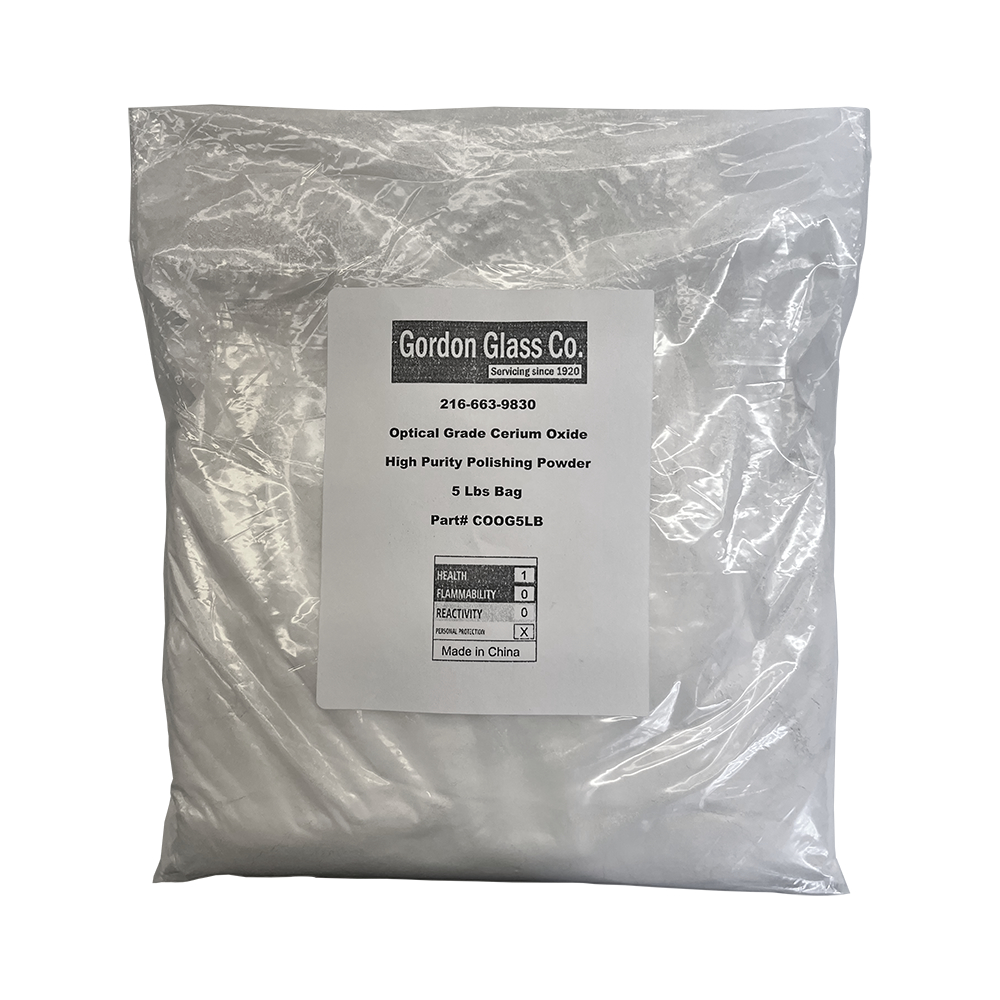 Gordon Glass&#174; Optical Grade High Purity Cerium Oxide Polishing Compound - 5 Lb