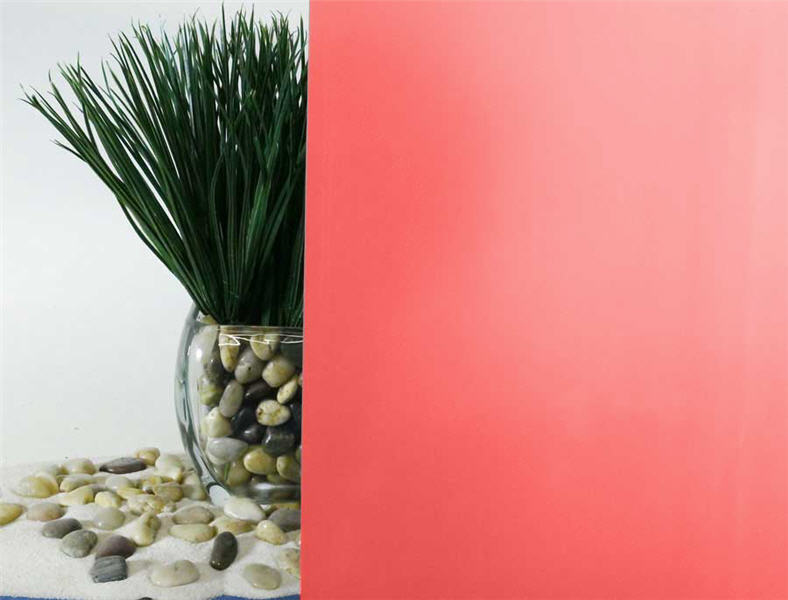 Cherry Red Frosted Window Film 30" Wide x 1yd. Sold by the yard as one continuous roll.