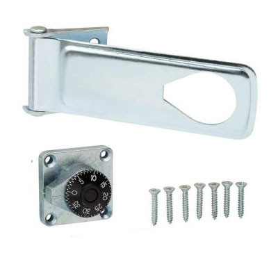 Zinc Plated Combination Lock Hasp
