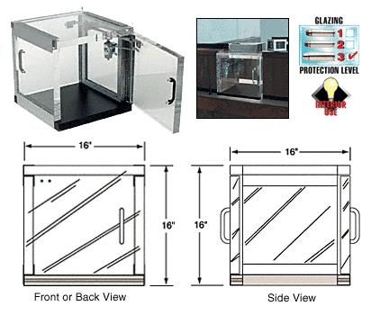 CRL Clear Vision Right Hand Package Receiver Bullet Protection Level 3