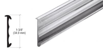 CRL Satin Anodized Price Tag Molding Extrusion - 12 ft Long