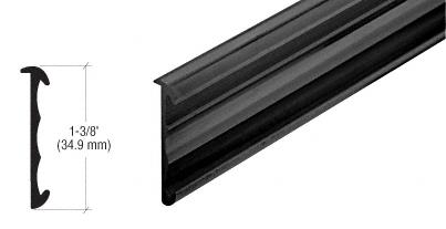 CRL Black Price Tag Molding Extrusion - 12 ft Long